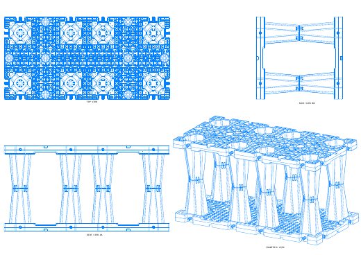 StormVault Cone CAD Drawing preview