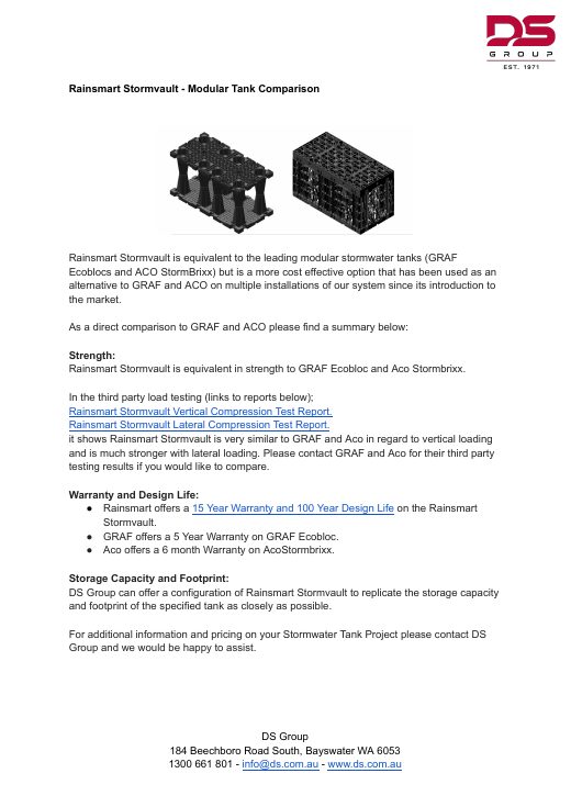 StormVault Modular Tank Comparison preview